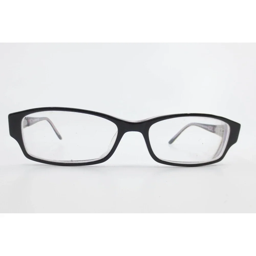 Adensco Jan 0JJT Eyeglasses Black Purple Rectangular Frames 51-15-130 36257